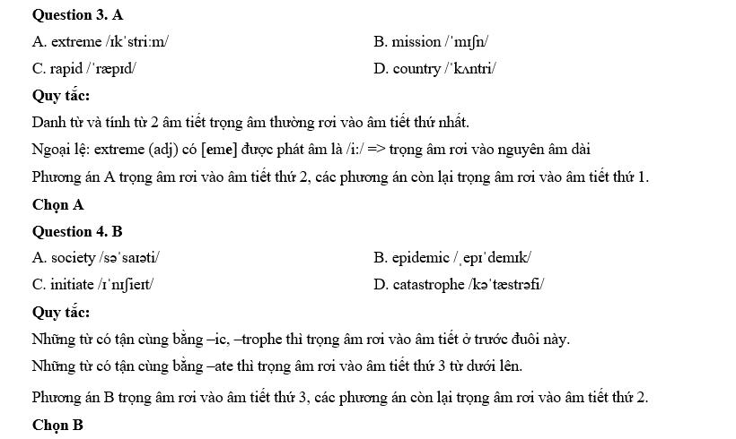 Đề thi thử môn tiếng anh có lời giải chi tiết, ngắn gọn dễ hiểu 