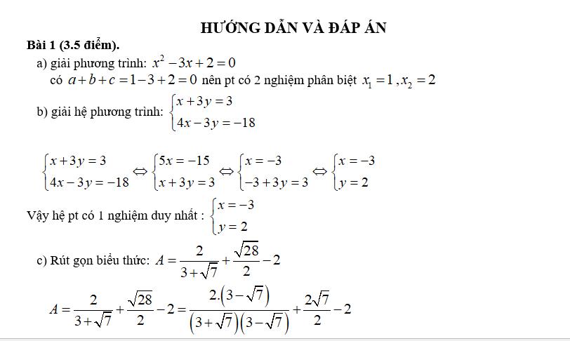 Tuyển tập đề thi tuyển sinh lớp 10 Môn Toán (Tập 1)