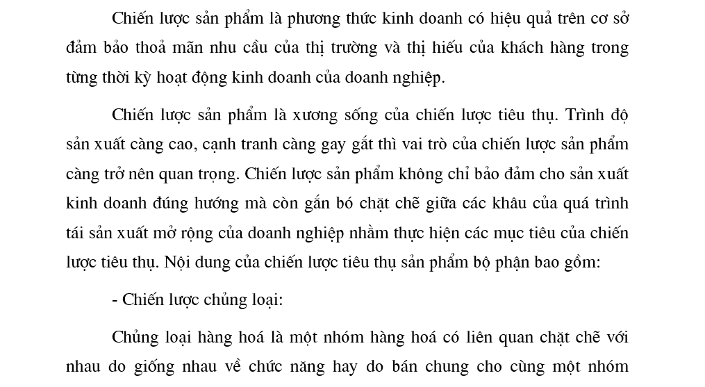 Mẫu kế hoạch tiêu thụ sản phẩm