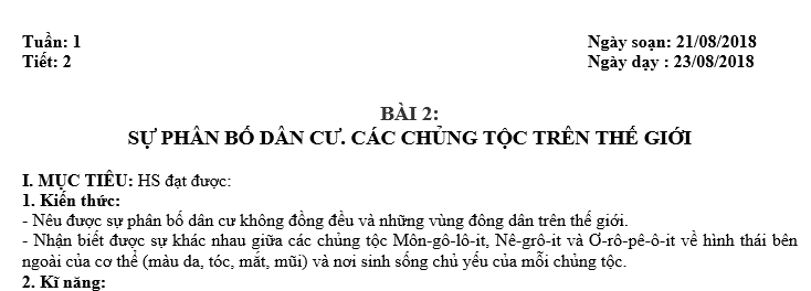 GIÁO ÁN ĐỊA LÝ 7 TỔNG KẾT CẢ NĂM HỌC