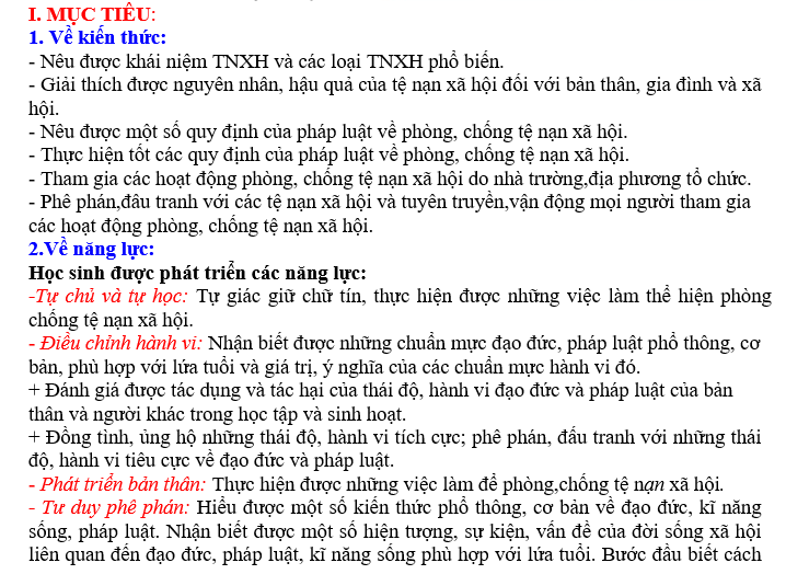 GIÁO ÁN GD.CD LỚP 7 PHÒNG CHỐNG TỆ NẠN XÃ HỘI