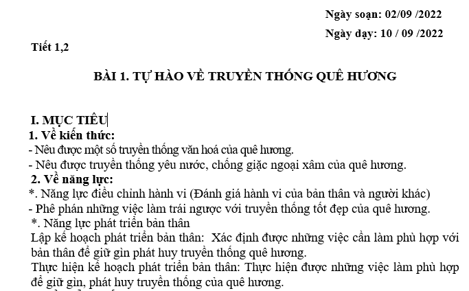 GIÁO ÁN GD.CD LỚP 7 CẢ NĂM HỌC