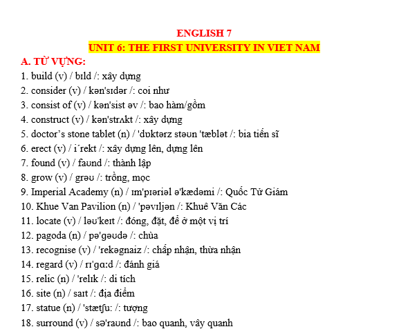 bài trắc nghiệm tiếng anh lớp 7, bài học tiếng anh lớp 7, bài giải tiếng anh lớp 7, bt tieng anh lop 7, bai tập tiếng anh lớp 7,