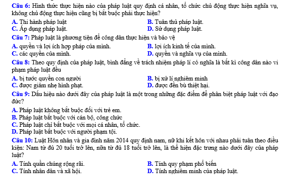 bo de thi, tổ hợp khxh, giải gdcd 12, giao duc cong dan 12, giao duc cong dan lop 12, thi THPT Quốc Gia,