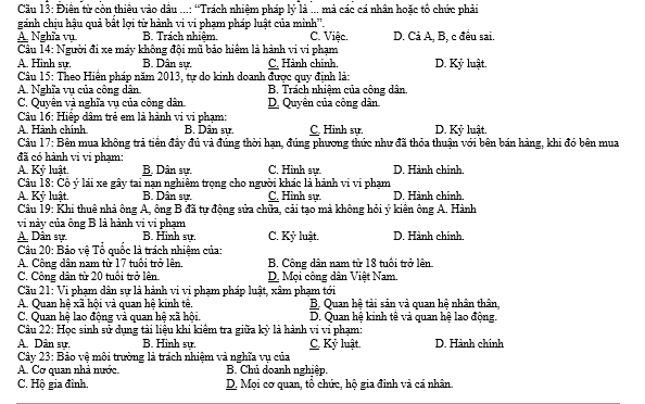 bo de thi, tổ hợp khxh, giải gdcd 12, giao duc cong dan 12, giao duc cong dan lop 12, thi THPT Quốc Gia,