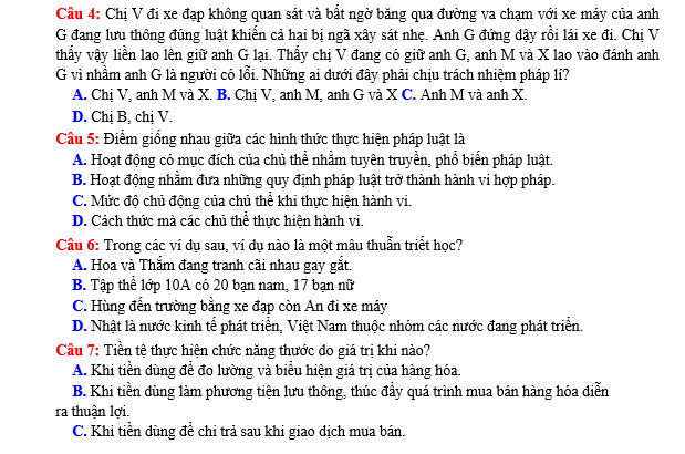 bo de thi, tổ hợp khxh, giải gdcd 12, giao duc cong dan 12, giao duc cong dan lop 12, thi THPT Quốc Gia,