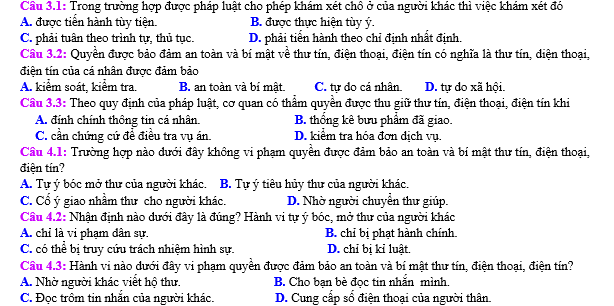 bo de thi, tổ hợp khxh, giải gdcd 12, giao duc cong dan 12, giao duc cong dan lop 12, thi THPT Quốc Gia,