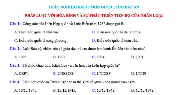 bo de thi, tổ hợp khxh, giải gdcd 12, giao duc cong dan 12, giao duc cong dan lop 12, thi THPT Quốc Gia,