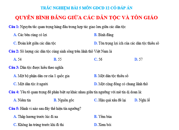 bo de thi, tổ hợp khxh, giải gdcd 12, giao duc cong dan 12, giao duc cong dan lop 12, thi THPT Quốc Gia,