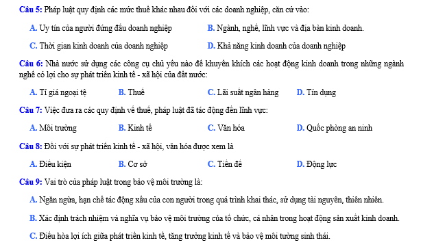 bo de thi, tổ hợp khxh, giải gdcd 12, giao duc cong dan 12, giao duc cong dan lop 12, thi THPT Quốc Gia,