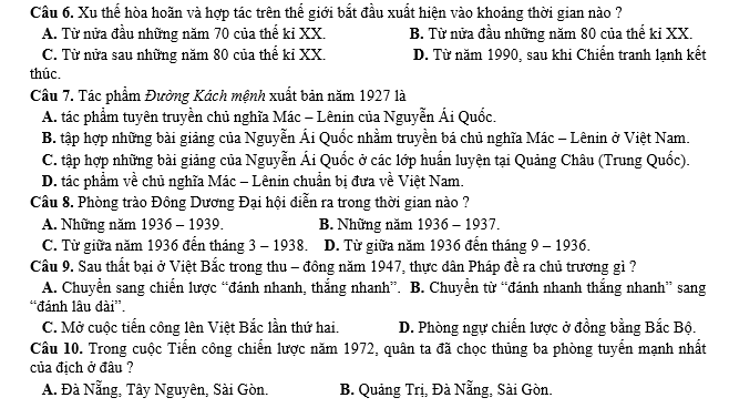 file sử 12, lich su 12 pdf, lich sư 12, lịch su 12, tổ hợp khxh, thithptqg,