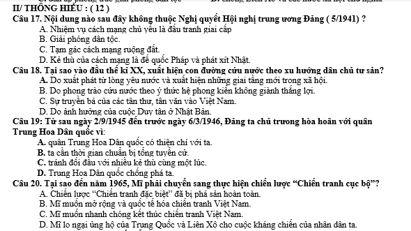 file sử 12, lich su 12 pdf, lich sư 12, lịch su 12, tổ hợp khxh, thithptqg,