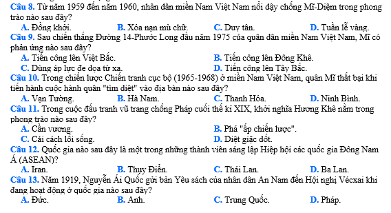 file sử 12, lich su 12 pdf, lich sư 12, lịch su 12, tổ hợp khxh, thithptqg,