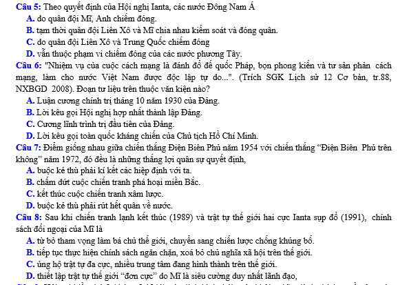 file sử 12, lich su 12 pdf, lich sư 12, lịch su 12, tổ hợp khxh, thithptqg,