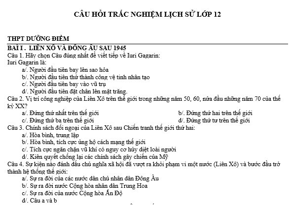 file sử 12, lich su 12 pdf, lich sư 12, lịch su 12, tổ hợp khxh, thithptqg,