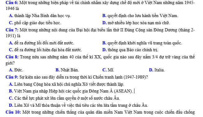 file sử 12, lich su 12 pdf, lich sư 12, lịch su 12, tổ hợp khxh, thithptqg,