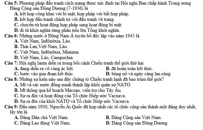 file sử 12, lich su 12 pdf, lich sư 12, lịch su 12, tổ hợp khxh, thithptqg,