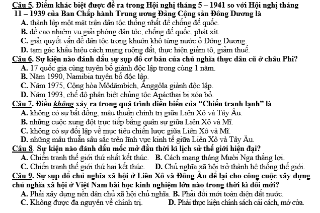 file sử 12, lich su 12 pdf, lich sư 12, lịch su 12, tổ hợp khxh, thithptqg,