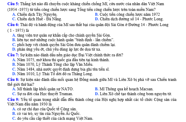 file sử 12, lich su 12 pdf, lich sư 12, lịch su 12, tổ hợp khxh, thithptqg,