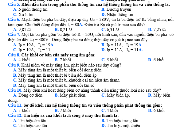  soạn công nghệ 12, công nghệ 12 lý thuyết, công nghệ 12 trắc nghiệm, thithptqg,