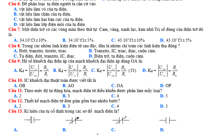 soạn công nghệ 12, công nghệ 12 lý thuyết, công nghệ 12 trắc nghiệm, thithptqg,