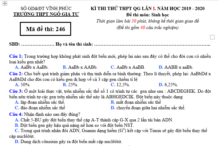 #cácdạngbàitậpsinh12, #cácdạngbàitậpsinhhọc12theochuyênde, #dethisinhhoclop12, #bồidưỡnghsgsinh12, #bàitậpsinhhọc12, #thithptqg, #bồidưỡnghọcsinhgiỏisinh12pdf, #congthucsinhhoc12, #đềthihsg12mônsinh, #DETHISINHHOCLOP 12, #sinhhocjlop12,