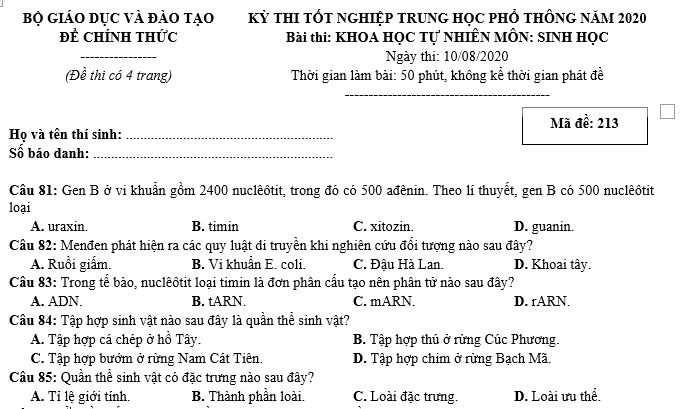 #cácdạngbàitậpsinh12, #cácdạngbàitậpsinhhọc12theochuyênde, #dethisinhhoclop12, #bồidưỡnghsgsinh12, #bàitậpsinhhọc12, #thithptqg, #bồidưỡnghọcsinhgiỏisinh12pdf, #congthucsinhhoc12, #đềthihsg12mônsinh, #DETHISINHHOCLOP 12, #sinhhocjlop12,