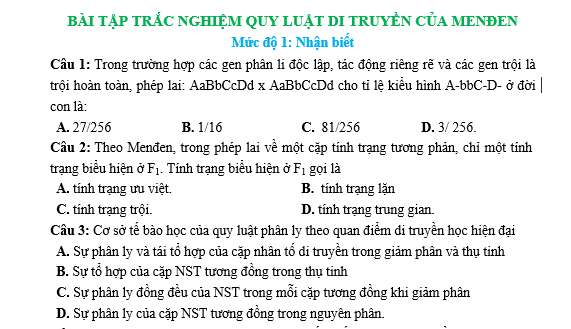 #cácdạngbàitậpsinh12, #cácdạngbàitậpsinhhọc12theochuyênde, #dethisinhhoclop12, #bồidưỡnghsgsinh12, #bàitậpsinhhọc12, #thithptqg, #bồidưỡnghọcsinhgiỏisinh12pdf, #congthucsinhhoc12, #đềthihsg12mônsinh, #DETHISINHHOCLOP 12, #sinhhocjlop12,