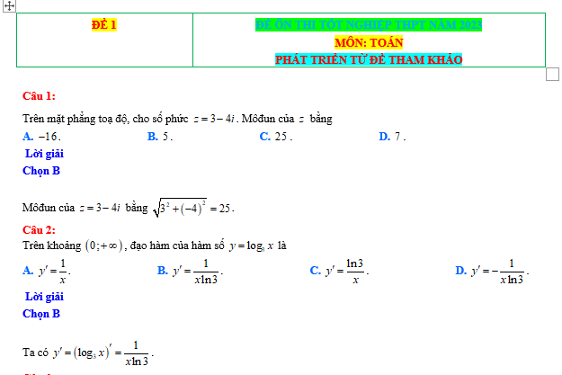 #baitaptoanlop12, #baitoanlop12, #logaritlop12, #giaitoan12, #dethihk1montoanlop12, #dethithutoan12, #côngthứchìnhhoc12, #hinhhoclop12, #thithptqg,