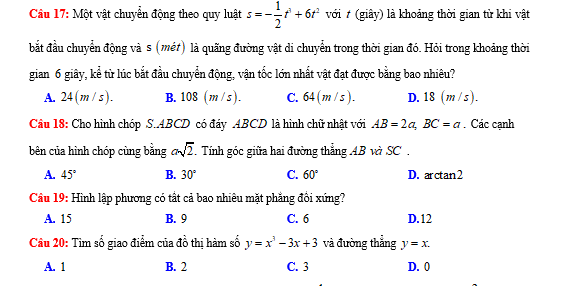 #baitaptoanlop12, #baitoanlop12, #logaritlop12, #giaitoan12, #dethihk1montoanlop12, #dethithutoan12, #côngthứchìnhhoc12, #hinhhoclop12, #thithptqg,