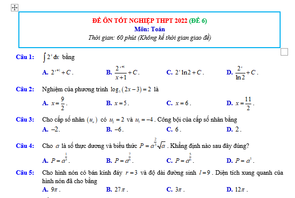 #baitaptoanlop12, #baitoanlop12, #logaritlop12, #giaitoan12, #dethihk1montoanlop12, #dethithutoan12, #côngthứchìnhhoc12, #hinhhoclop12, #thithptqg,