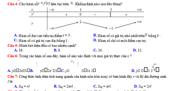 #baitaptoanlop12, #baitoanlop12, #logaritlop12, #giaitoan12, #dethihk1montoanlop12, #dethithutoan12, #côngthứchìnhhoc12, #hinhhoclop12, #thithptqg,