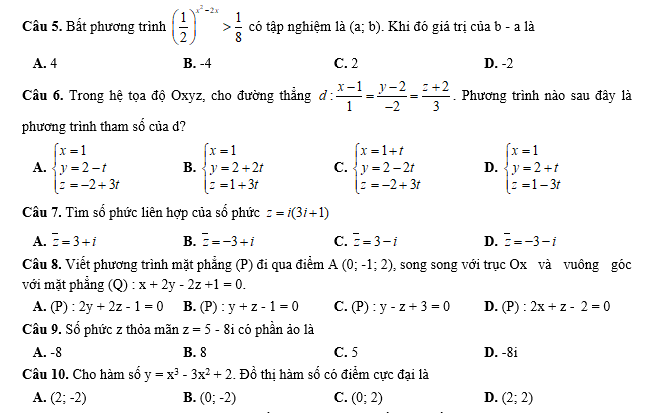 #baitaptoanlop12, #baitoanlop12, #logaritlop12, #giaitoan12, #dethihk1montoanlop12, #dethithutoan12, #côngthứchìnhhoc12, #hinhhoclop12, #thithptqg,