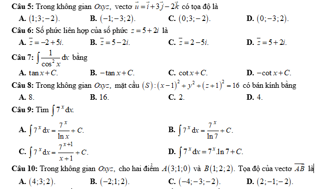 #baitaptoanlop12, #baitoanlop12, #logaritlop12, #giaitoan12, #dethihk1montoanlop12, #dethithutoan12, #côngthứchìnhhoc12, #hinhhoclop12, #thithptqg,