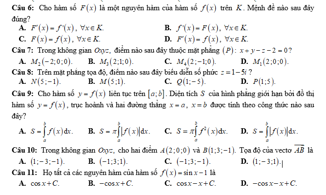 #baitaptoanlop12, #baitoanlop12, #logaritlop12, #giaitoan12, #dethihk1montoanlop12, #dethithutoan12, #côngthứchìnhhoc12, #hinhhoclop12, #thithptqg,