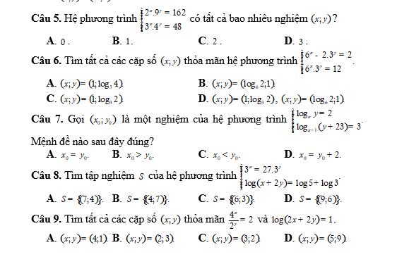 #baitaptoanlop12, #baitoanlop12, #logaritlop12, #giaitoan12, #dethihk1montoanlop12, #dethithutoan12, #côngthứchìnhhoc12, #hinhhoclop12, #thithptqg,