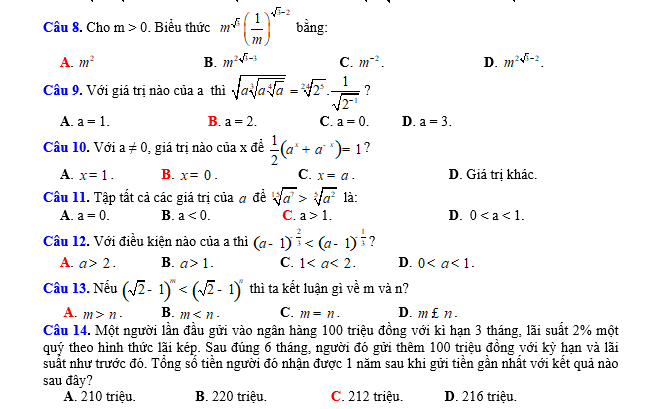 #baitaptoanlop12, #baitoanlop12, #logaritlop12, #giaitoan12, #dethihk1montoanlop12, #dethithutoan12, #côngthứchìnhhoc12, #hinhhoclop12, #thithptqg,