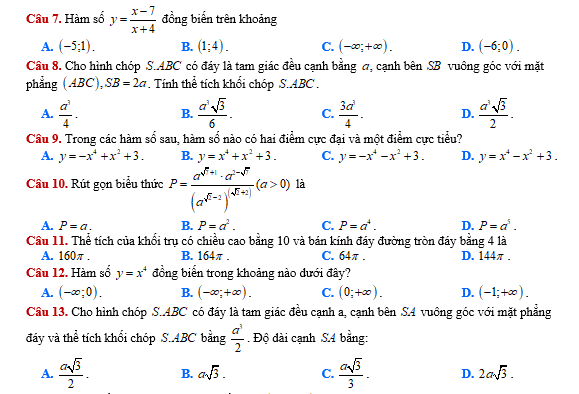 #baitaptoanlop12, #baitoanlop12, #logaritlop12, #giaitoan12, #dethihk1montoanlop12, #dethithutoan12, #côngthứchìnhhoc12, #hinhhoclop12, #thithptqg,