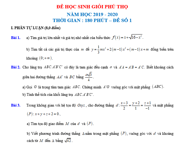 #baitaptoanlop12, #baitoanlop12, #logaritlop12, #giaitoan12, #dethihk1montoanlop12, #dethithutoan12, #côngthứchìnhhoc12, #hinhhoclop12, #thithptqg,