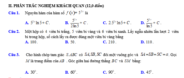 #baitaptoanlop12, #baitoanlop12, #logaritlop12, #giaitoan12, #dethihk1montoanlop12, #dethithutoan12, #côngthứchìnhhoc12, #hinhhoclop12, #thithptqg,