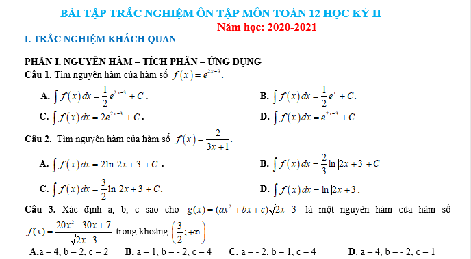 #baitaptoanlop12, #baitoanlop12, #logaritlop12, #giaitoan12, #dethihk1montoanlop12, #dethithutoan12, #côngthứchìnhhoc12, #hinhhoclop12, #thithptqg,