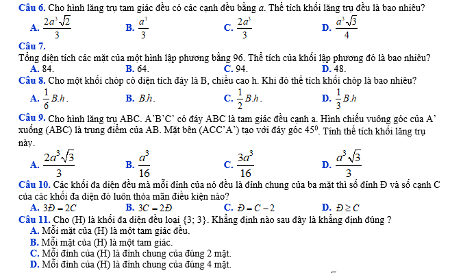 #baitaptoanlop12, #baitoanlop12, #logaritlop12, #giaitoan12, #dethihk1montoanlop12, #dethithutoan12, #côngthứchìnhhoc12, #hinhhoclop12, #thithptqg,