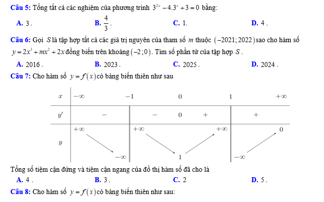 #baitaptoanlop12, #baitoanlop12, #logaritlop12, #giaitoan12, #dethihk1montoanlop12, #dethithutoan12, #côngthứchìnhhoc12, #hinhhoclop12, #thithptqg,