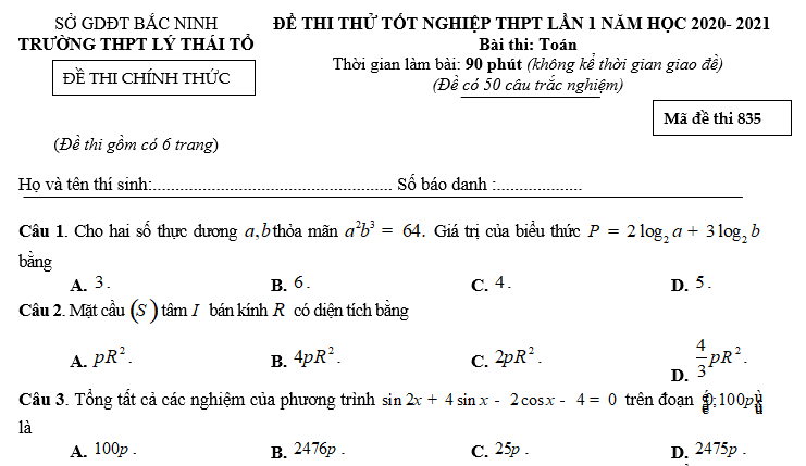 #baitaptoanlop12, #baitoanlop12, #logaritlop12, #giaitoan12, #dethihk1montoanlop12, #dethithutoan12, #côngthứchìnhhoc12, #hinhhoclop12, #thithptqg,