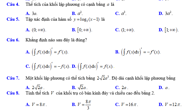 #baitaptoanlop12, #baitoanlop12, #logaritlop12, #giaitoan12, #dethihk1montoanlop12, #dethithutoan12, #côngthứchìnhhoc12, #hinhhoclop12, #thithptqg,