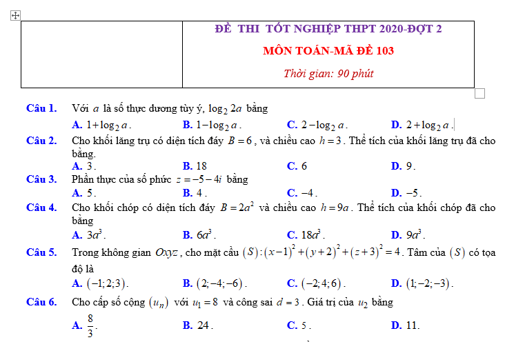 #baitaptoanlop12, #baitoanlop12, #logaritlop12, #giaitoan12, #dethihk1montoanlop12, #dethithutoan12, #côngthứchìnhhoc12, #hinhhoclop12, #thithptqg,