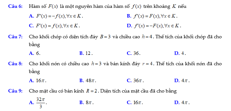 #baitaptoanlop12, #baitoanlop12, #logaritlop12, #giaitoan12, #dethihk1montoanlop12, #dethithutoan12, #côngthứchìnhhoc12, #hinhhoclop12, #thithptqg,