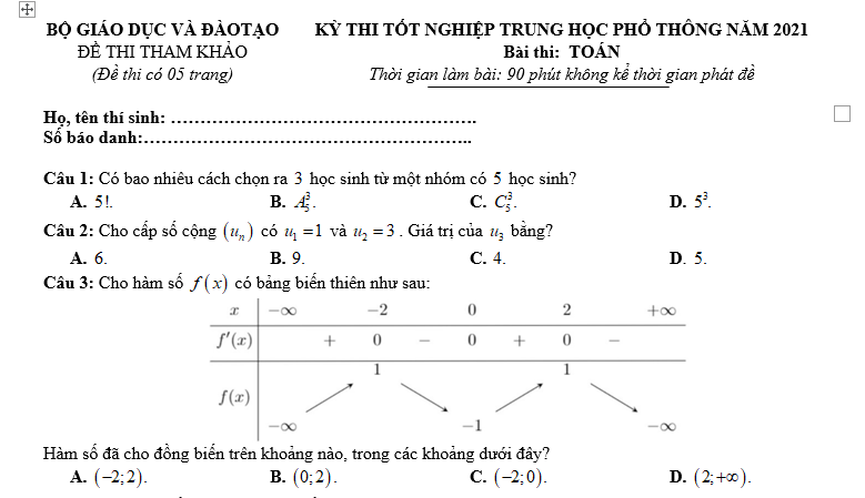 BỘ ĐỀ THI THỬ TỐT NGHIỆP THPT MÔN TOÁN LỚP 12 (BỘ 42)  Trong quá trình học tập và ôn luyện để chuẩn bị cho kỳ thi tốt nghiệp THPT, việc kiểm tra kiến thức mà học sinh đã học trong năm học vừa qua là một phần quan trọng không thể bỏ qua. Để đảm bảo sự thành công trong kỳ thi sắp tới, việc ôn luyện kĩ càng cẩn thận trước khi bước vào mùa thi là điều không thể phủ nhận. Chính vì vậy, việc sử dụng đề thi thử tốt nghiệp môn Toán lớp 12 là một phương pháp hữu ích để học sinh có thể ôn luyện một cách cẩn thận và hiệu quả.  Đề thi thử tốt nghiệp môn Toán lớp 12 không chỉ giúp học sinh kiểm tra và củng cố kiến thức mà mình đã học trong suốt năm học vừa qua, mà còn giúp học sinh làm quen với cấu trúc đề thi, rèn luyện kỹ năng làm bài thi một cách tự tin và hiệu quả. Với đáp án đi kèm, học sinh có thể tự kiểm tra và rút kinh nghiệm từ những câu hỏi mà mình đã làm sai, từ đó nâng cao hiệu quả ôn luyện.  Việc sử dụng đề thi thử tốt nghiệp môn Toán lớp 12 không chỉ giúp học sinh chuẩn bị tốt cho kỳ thi sắp tới mà còn giúp họ phát triển toàn diện. Qua việc giải các đề thi, học sinh có cơ hội rèn luyện kỹ năng tư duy logic, kỹ năng giải quyết vấn đề và kỹ năng làm việc nhóm. Đây không chỉ là những kỹ năng quan trọng trong kỳ thi tốt nghiệp mà còn là những kỹ năng quan trọng trong cuộc sống sau này.  Đề thi thử tốt nghiệp môn Toán lớp 12 luôn được cập nhật liên tục để đảm bảo rằng học sinh có được những tài liệu ôn luyện mới nhất và chính xác nhất. Việc sử dụng đề thi mới nhất giúp học sinh làm quen với những dạng bài mới, những kiến thức mới, từ đó nâng cao khả năng giải quyết các bài toán phức tạp và chuẩn bị tốt nhất cho kỳ thi tốt nghiệp sắp tới.  Như vậy, việc sử dụng đề thi thử tốt nghiệp môn Toán lớp 12 là một phương pháp ôn luyện hiệu quả và cần thiết cho học sinh trong quá trình chuẩn bị cho kỳ thi quan trọng. Việc ôn luyện không chỉ giúp học sinh củng cố kiến thức mà còn giúp họ phát triển toàn diện các kỹ năng quan trọng. Chúng ta hy vọng rằng việc sử dụng đề thi thử tốt nghiệp môn Toán lớp 12 sẽ giúp các em đạt được kết quả cao trong kỳ thi sắp tới.