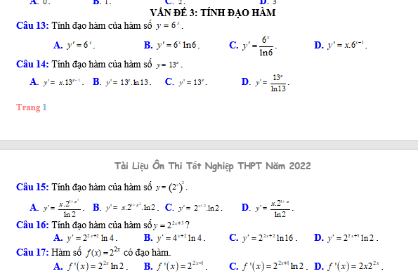 #baitaptoanlop12, #baitoanlop12, #logaritlop12, #giaitoan12, #dethihk1montoanlop12, #dethithutoan12, #côngthứchìnhhoc12, #hinhhoclop12, #thithptqg,