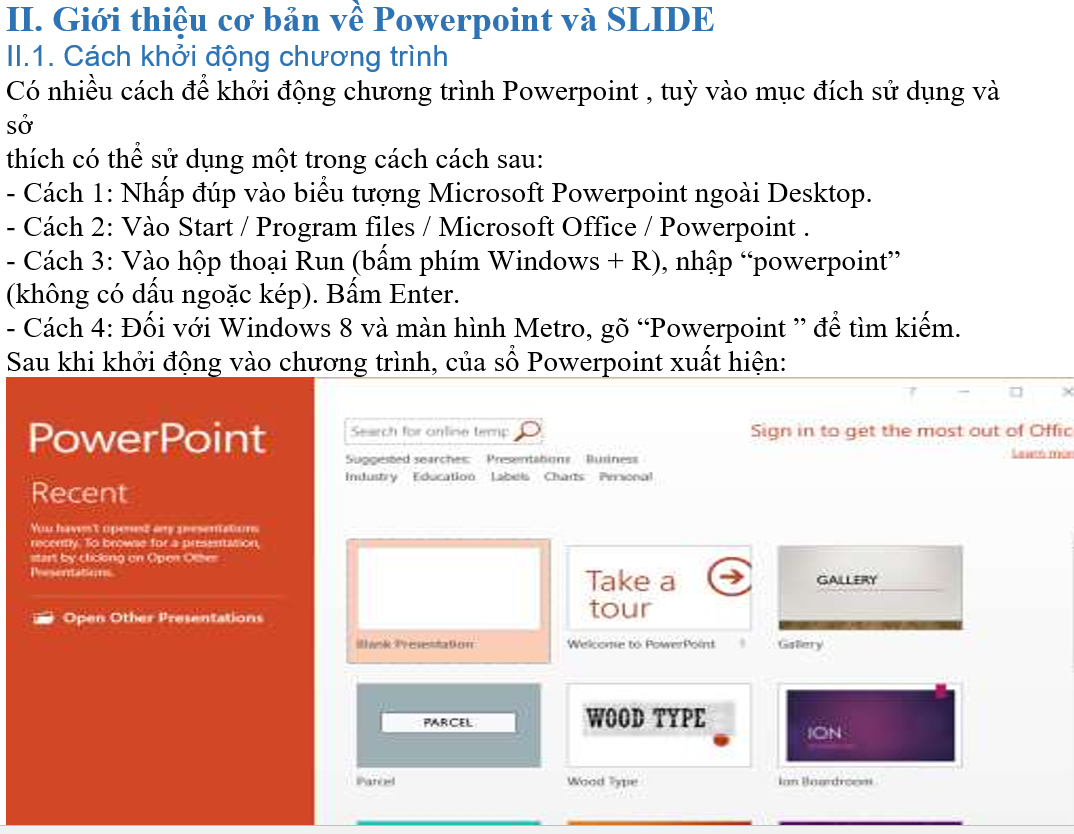 TÀI LIỆU MICROSOFT POWERPOINT 